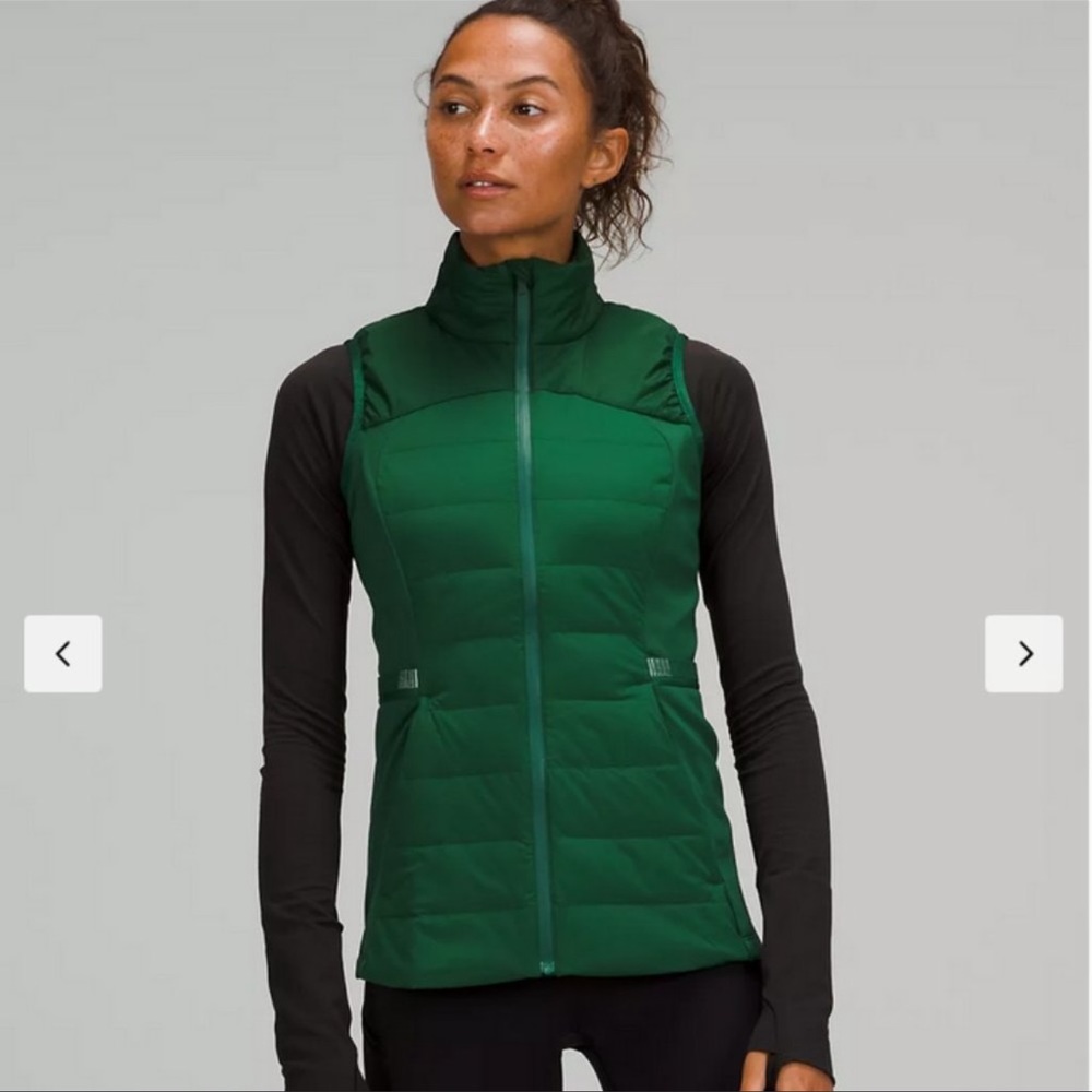Lululemon Down for it All Green Vest
